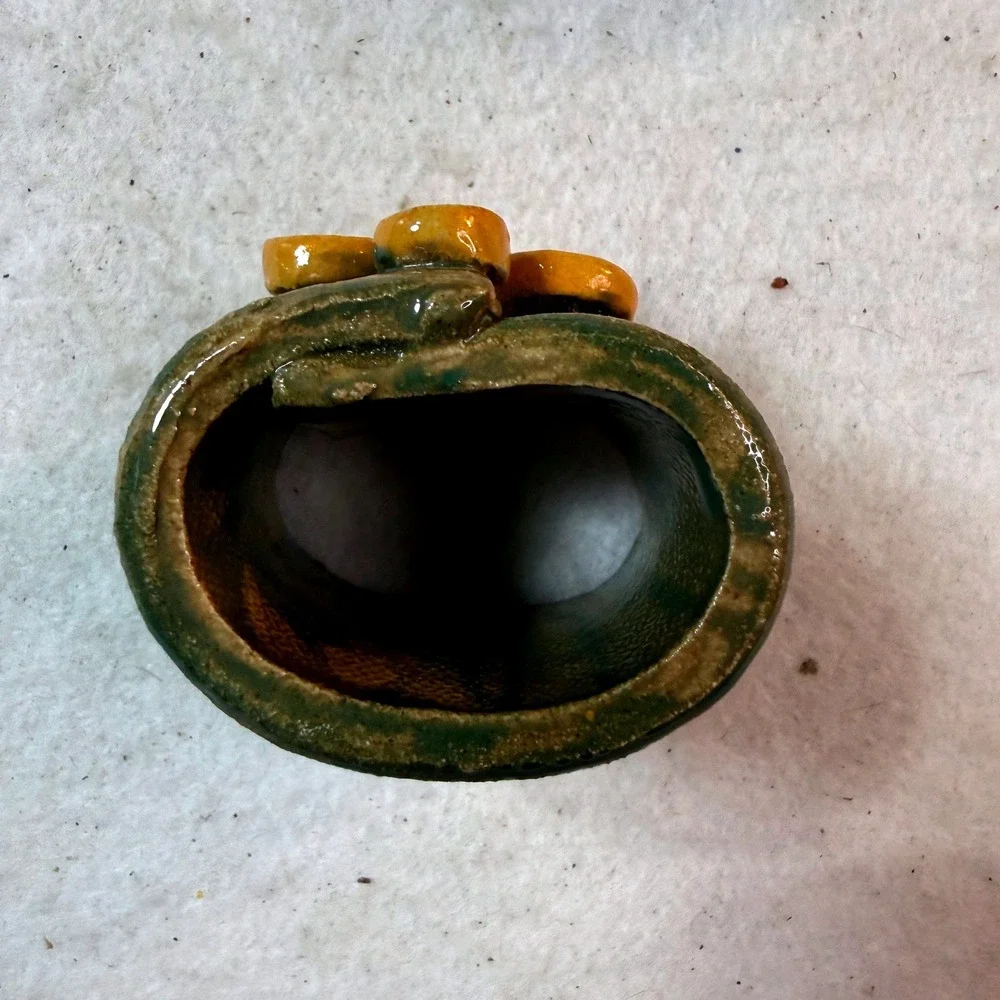 Vintage Handmade Napkin Rings Cottagecore Ceramic Floral Tablescape Set of 4